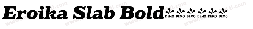 Eroika Slab Bold字体转换